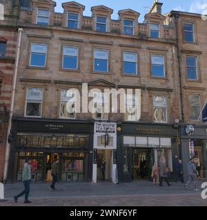 The Willow Tea Rooms, conçu par Charles Rennie Mackintosh, Buchanan Street, Glasgow, Écosse, Royaume-Uni Banque D'Images