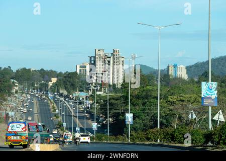 Tanzanie, 29 octobre 2023. Photo vie quotidienne dans la ville d'Arusha, Banque D'Images