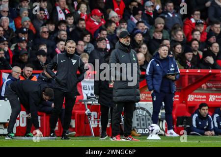 Nottingham, Royaume-Uni. 02 mars 2024. Jürgen Klopp manager de Liverpool lors du match de premier League Nottingham Forest vs Liverpool au City Ground, Nottingham, Royaume-Uni, le 2 mars 2024 (photo de Gareth Evans/News images) à Nottingham, Royaume-Uni le 3/2/2024. (Photo de Gareth Evans/News images/SIPA USA) crédit : SIPA USA/Alamy Live News Banque D'Images