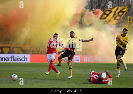 Berlin, Allemagne. 02 mars 2024. 2 mars 2024 : Kevin Volland (10) du 1.FC Union Berlin pendant le match Bundesliga - 1. FC Union Berlin contre Borussia Dortmund - an Der Alten Foersterei. Berlin, Allemagne. (Ryan Sleiman /SPP) crédit : photo de presse SPP Sport. /Alamy Live News Banque D'Images