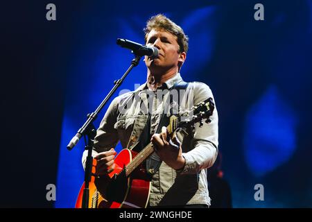 Milan, Italie. 02 mars 2024. Milan, James Blunt se produit en concert lors de la tournée Who We Used To Be au Forum d'Assago. Photo : James Blunt crédit : Agence photo indépendante/Alamy Live News Banque D'Images