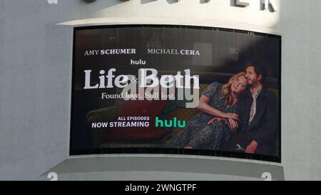 Los Angeles, Californie, USA 1er mars 2024 Amy Schumer Life & Beth Billboard le 1er mars 2024 à Los Angeles, Californie, USA. Photo de Barry King/Alamy Stock photo Banque D'Images