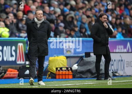 Huddersfield, Royaume-Uni. 02 mars 2024. André Breitenreiter entraîneur de Huddersfield Town lors du match du Sky Bet Championship Huddersfield Town vs Leeds United au John Smith's Stadium, Huddersfield, Royaume-Uni, le 2 mars 2024 (photo par James Heaton/News images) à Huddersfield, Royaume-Uni le 3/2/2024. (Photo de James Heaton/News images/SIPA USA) crédit : SIPA USA/Alamy Live News Banque D'Images