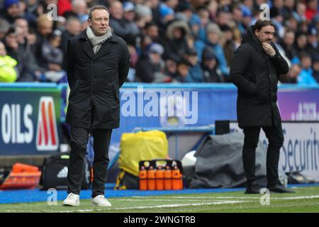 Huddersfield, Royaume-Uni. 02 mars 2024. André Breitenreiter entraîneur de Huddersfield Town lors du match du Sky Bet Championship Huddersfield Town vs Leeds United au John Smith's Stadium, Huddersfield, Royaume-Uni, le 2 mars 2024 (photo par James Heaton/News images) à Huddersfield, Royaume-Uni le 3/2/2024. (Photo de James Heaton/News images/SIPA USA) crédit : SIPA USA/Alamy Live News Banque D'Images