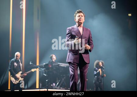 Manchester, Royaume-Uni. 2 mars 2024. Rick Astley se produit à l'AO Arena de Manchester dans son émission « Are we There yet? » tournée de l'album. 2024-03-02 . Crédit : Gary Mather/Alamy Live News Banque D'Images