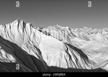 Vues depuis la gare de Dachberg - Piz Terri Banque D'Images