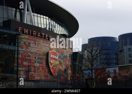 Londres, Royaume-Uni. 3 mars 2024. Vue générale de l'Emirates Stadium pendant le match de Super League féminine de la FA à l'Emirates Stadium de Londres. Le crédit photo devrait se lire comme suit : David Klein/Sportimage crédit : Sportimage Ltd/Alamy Live News Banque D'Images