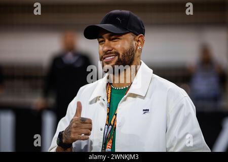 Sakhir, Bahreïn. 2 mars 2024. Neymar Jr., Grand Prix de F1 de Bahreïn sur le circuit international de Bahreïn le 2 mars 2024 à Sakhir, Bahreïn. (Photo de HOCH Zwei) crédit : dpa/Alamy Live News Banque D'Images