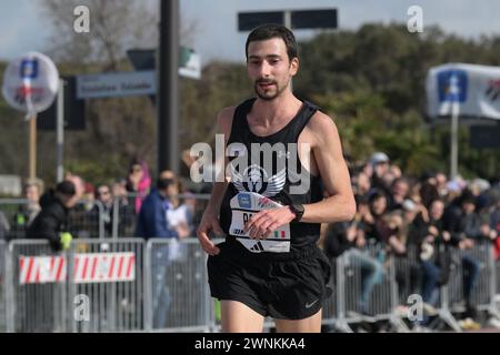 Roma, Italie. 03 mars 2024. Parisi lors de la 49ème édition de l'Eurospin Rome Ostia semi-marathon Rome, Italie - dimanche 03 mars 2024. Sport ( photo par Alfredo Falcone/LaPresse ) crédit : LaPresse/Alamy Live News Banque D'Images