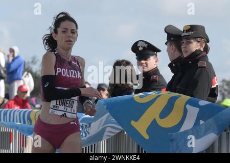 Roma, Italie. 03 mars 2024. Lonedo lors de la 49ème édition de l'Eurospin Rome Ostia semi-marathon Rome, Italie - dimanche 03 mars 2024. Sport ( photo par Alfredo Falcone/LaPresse ) crédit : LaPresse/Alamy Live News Banque D'Images