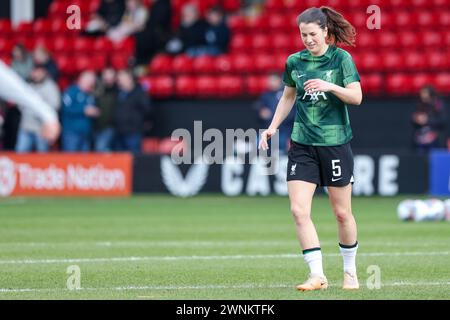 Birmingham, Royaume-Uni. 03 mars 2024. Niamh Fahey de Liverpool lors du match de la FA Women's Super League 1 entre Aston Villa Women et Liverpool Women au Poundland Bescot Stadium, Walsall Football Club, Walsall, Angleterre, le 3 mars 2024. Photo de Stuart Leggett. Utilisation éditoriale uniquement, licence requise pour une utilisation commerciale. Aucune utilisation dans les Paris, les jeux ou les publications d'un club/ligue/joueur. Crédit : UK Sports pics Ltd/Alamy Live News Banque D'Images