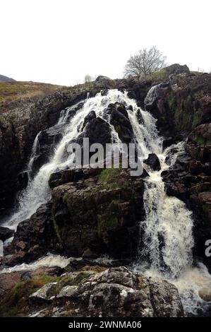 Rhaeadr Lliw, Afon Lliw, près de Trawsfynydd. Banque D'Images