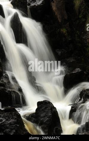 Rhaeadr Lliw, Afon Lliw, près de Trawsfynydd. Banque D'Images