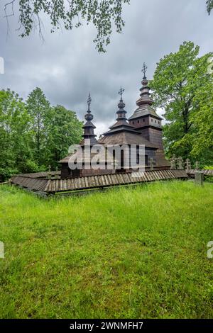 Église des Saints Cosmas et Damian, Kotan, Pologne Banque D'Images