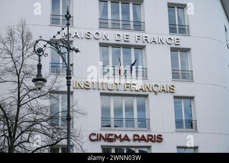Maison de France, Cinéma Paris, Institut Francais, Kurfürstendamm, Charlottenburg, Berlin, Deutschland Banque D'Images
