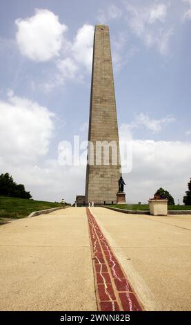 Le Freedom Trail traverse Boston et attire des visiteurs du monde entier. Banque D'Images