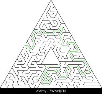 Ensemble de pièces de puzzle noir et blanc isolé sur fond blanc. Illustration vectorielle Illustration de Vecteur