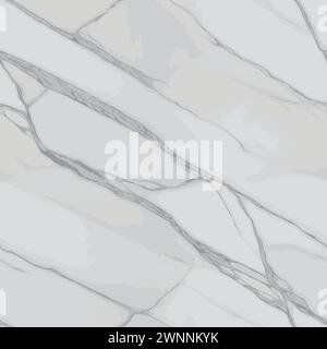 Motif sans couture de texture de marbre blanc. Arrière-plan vectoriel Illustration de Vecteur