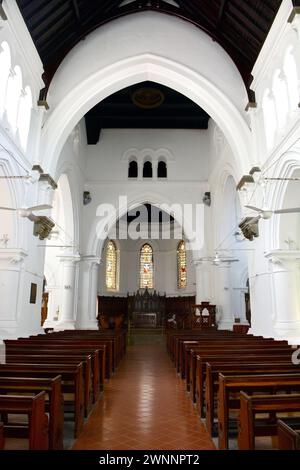 Église anglicane All Saints, fort de Galle, Galu Kotuwa, Kālik Kōṭṭai, ville de Galle, Province du Sud, Sri Lanka, Asie, site du patrimoine mondial de l'UNESCO Banque D'Images