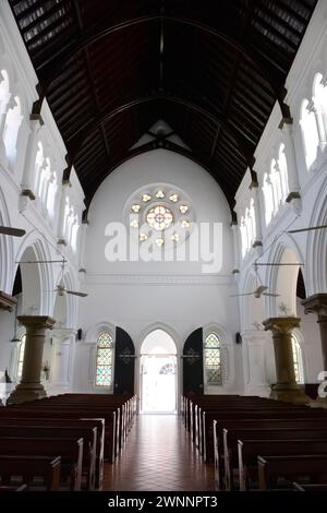 Église anglicane All Saints, fort de Galle, Galu Kotuwa, Kālik Kōṭṭai, ville de Galle, Province du Sud, Sri Lanka, Asie, site du patrimoine mondial de l'UNESCO Banque D'Images