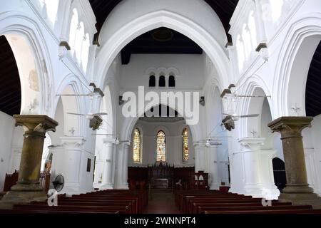 Église anglicane All Saints, fort de Galle, Galu Kotuwa, Kālik Kōṭṭai, ville de Galle, Province du Sud, Sri Lanka, Asie, site du patrimoine mondial de l'UNESCO Banque D'Images