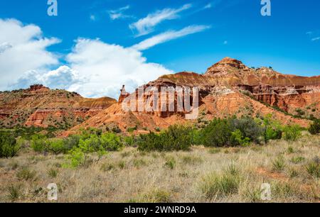 Palo Duro Canyon State Park, situé dans le Texas Panhandle, États-Unis Banque D'Images