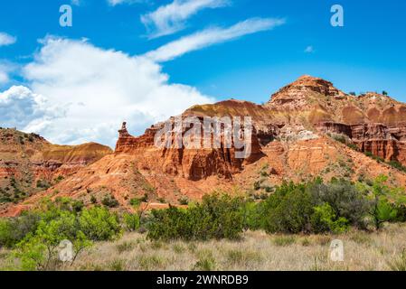 Palo Duro Canyon State Park, situé dans le Texas Panhandle, États-Unis Banque D'Images