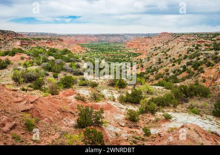 Palo Duro Canyon State Park, situé dans le Texas Panhandle, États-Unis Banque D'Images