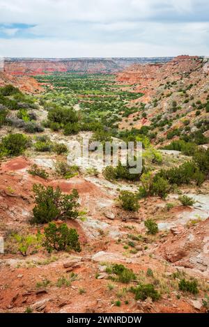 Palo Duro Canyon State Park, situé dans le Texas Panhandle, États-Unis Banque D'Images