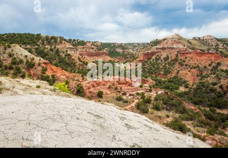 Palo Duro Canyon State Park, situé dans le Texas Panhandle, États-Unis Banque D'Images