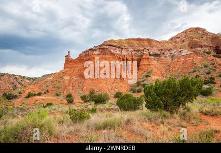 Palo Duro Canyon State Park, situé dans le Texas Panhandle, États-Unis Banque D'Images