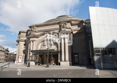 Royaume-Uni, Écosse, Édimbourg, Usher Hall - salle de concert sur Lothian Road. Banque D'Images