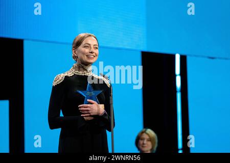 Schauspielerin Kamila Urzedowska Polen BEI der Verleihung der European Shooting Stars Awards 2024 während der 74. Internationalen Filmfestspiele Berlin. / L'acteur Kamila Urzedowska Pologne lors de la cérémonie des European Shooting Stars Awards 2024 lors du 74e Festival international du film de Berlin. Snapshot-Photography/K.M.Krause *** L'actrice Kamila Urzedowska Pologne lors de la cérémonie des European Shooting Stars Awards 2024 lors du 74e Festival International du film de Berlin L'actrice Kamila Urzedowska Pologne lors de la cérémonie des European Shooting Stars Awards 2024 lors du 74e Festival International du film de Berlin SNAP Banque D'Images