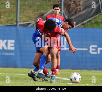 KSC A-JUnioren gewinnen gegen den 1. FC Kaiserslautern Karlsruher SC Banque D'Images