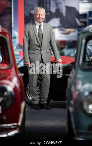 20/05/21 Richard Usher PDG de The Great British car Journey. Avec toutes les voitures enfin révélées, le musée lance dans l'entrepôt dans l'ancien wireworks, Banque D'Images