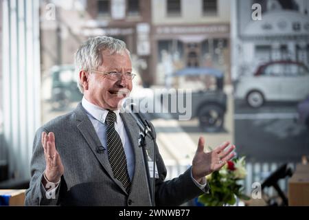 20/05/21 Richard Usher PDG de The Great British car Journey. Avec toutes les voitures enfin révélées, le musée lance dans l'entrepôt dans l'ancien wireworks, Banque D'Images