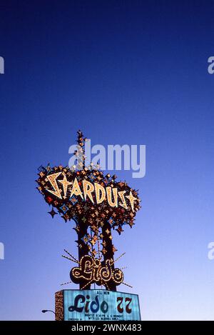 Le Stardust Casino sur le Strip à Las Vegas Nevada USA en 1981 Banque D'Images