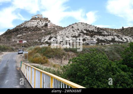 Yesares de Hellin-Las Minas (microréserve). Albacete, Castille-la Manche, Espagne. Banque D'Images