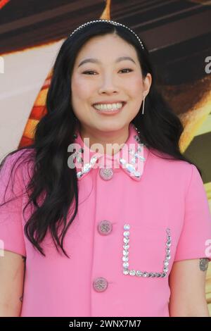 Los Angeles, États-Unis. 03 mars 2024. Awkwafina à la première de 'Kung Fu Panda 4' qui s'est tenue à l'AMC 14, The Grove, Los Angeles, CA, le 3 mars, 2024. crédit photo : Joseph Martinez/PictureLux crédit : PictureLux/The Hollywood Archive/Alamy Live News Banque D'Images