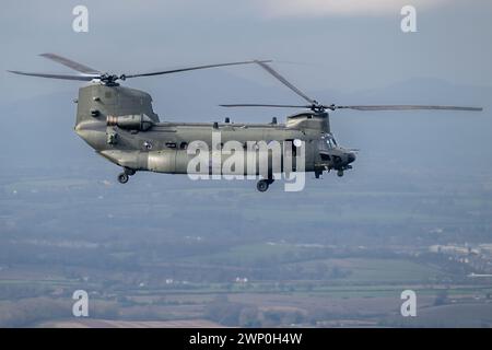 Formation de Chinook Banque D'Images