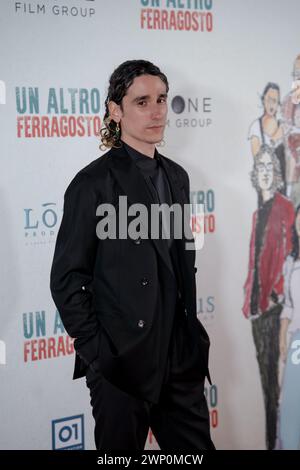 Rome, Italie. 04 mars 2024. Andrea Carpenzano participera à la photocall pour le film ''un Altro Ferragosto'' à Rome, Italie, le 4 mars 2024. (Photo de Luca Carlino/NurPhoto) crédit : NurPhoto SRL/Alamy Live News Banque D'Images