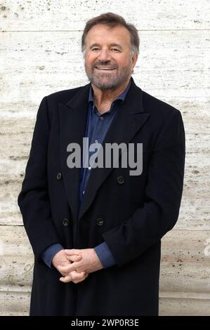 Christian de Sica beim Photocall zum Kinofilm 'un altro Ferragosto' im Space Cinema Moderno. ROM, 04.03.2024 Banque D'Images