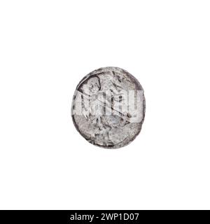 Denarius ; Boles Aw III Krzywousty (ksi Polish ; 1107-1138) ; vers 1125-1138 (1125-00-00-1138-00-00) ; Bolesław III Krzywousty (Prince de Pologne-1086-1138), Potocki, Andrzej (1861-1908), Potocki, Andrzej (1861-1908)-collection, Wojciech (Saint-CA. 956-997), allégories, grotte de lance (émissions de signes), chaîne de courrier (iconogr.), chaincias, isocèles (iconogr.), croix, martyrs, bouche (iconogr.), lois, roman (style), chevalier (iconogr.), chevaliers, Dragon (iconogr.), Dragons , lutte du bien avec le mal (iconogr.), lutte avec les païens (iconogr.), lance (iconogr.), lances, moyen âge (ère) Banque D'Images