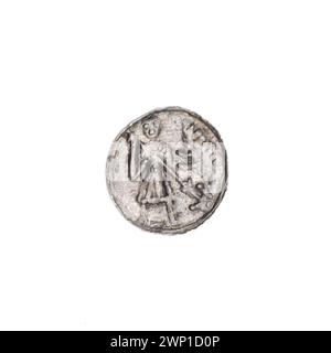 Denarius ; Boles Aw III Krzywousty (ksi polonais ; 1107-1138) ; vers 1125-1138 (1125-00-00-1138-00-00) ; Bolesław III Krzywousty (Prince de Pologne - 1086-1138), Wojciech (Saint - CA. 956-997), allégories, grotte de lance (signe d'émission), chainbel (iconogr.), chainbell,, croix isocèle (iconogr.), croix, croix, croix, croix, croix, croix martyrs, Pragen (iconogr.), lois, roman (style), chevalier (iconogr.), chevaliers, Dragon (iconogr.), Dragons, lutte de Dobra avec le mal (Ikonogr.), lutte avec les païens (iconogr.), lance (Święt. Iconogr.), lances, moyen âge (ère) Banque D'Images