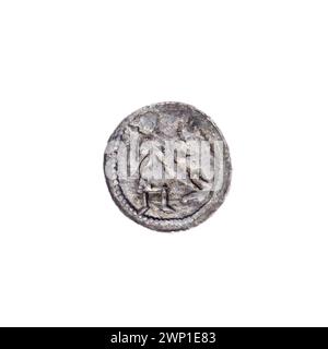 Denarius ; Boles Aw III Krzywousty (ksi Polish ; 1107-1138) ; vers 1125-1138 (1125-00-00-1138-00-00) ; Bolesław III Krzywousty (Prince de Pologne-1086-1138), Potocki, Andrzej (1861-1908), Potocki, Andrzej (1861-1908)-collection, Wojciech (Saint-CA. 956-997), allégories, grotte de lance (émissions de signes), chaîne de courrier (iconogr.), chaincias, isocèles (iconogr.), croix, martyrs, bouche (iconogr.), lois, roman (style), chevalier (iconogr.), chevaliers, Dragon (iconogr.), Dragons , lutte du bien avec le mal (iconogr.), lutte avec les païens (iconogr.), lance (iconogr.), lances, moyen âge (ère) Banque D'Images