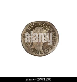 Denarius ; 98-99 (98-00-00-98-00-00);Rome (Italie), Trajan (empereur romain - 53-117), Trajan (empereur romain - 53-117) - iconographie, Denary Banque D'Images