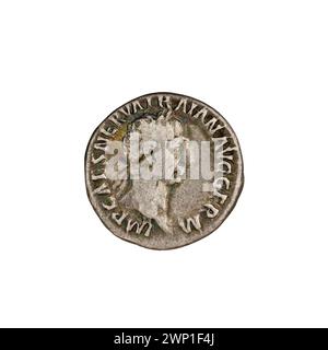 Denarius ; 98-99 (98-00-00-98-00-00);Rome (Italie), Trajan (empereur romain - 53-117), Trajan (empereur romain - 53-117) - iconographie, Denary Banque D'Images