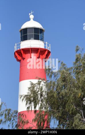 Phare de point Moore à Geraldton, WA Banque D'Images