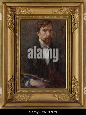 Portrait de W Asny ; Wyspiały, Stanis Aw (1869-1907) ; 1893 (1893-00-00-1893-00-00) ; Wyspiański, Stanisław (1869-1907), Wyspiański, Stanisław (1869-1907)-iconographie, artistes, autoportraits, peintres, palettes, poètes, achat (provenance) Banque D'Images