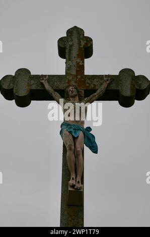 La crucifixion. Banque D'Images